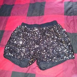 Sequin shorts